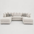 Primrose Premium U Shape Sofa in Crimsy Truffle