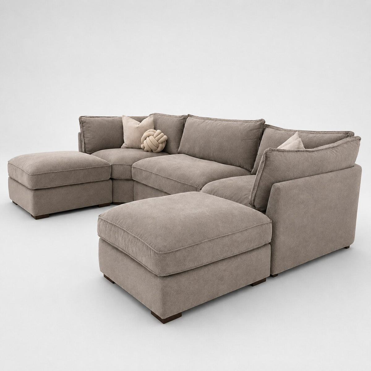 Primrose Premium U Shape Sofa in Summer Beach
