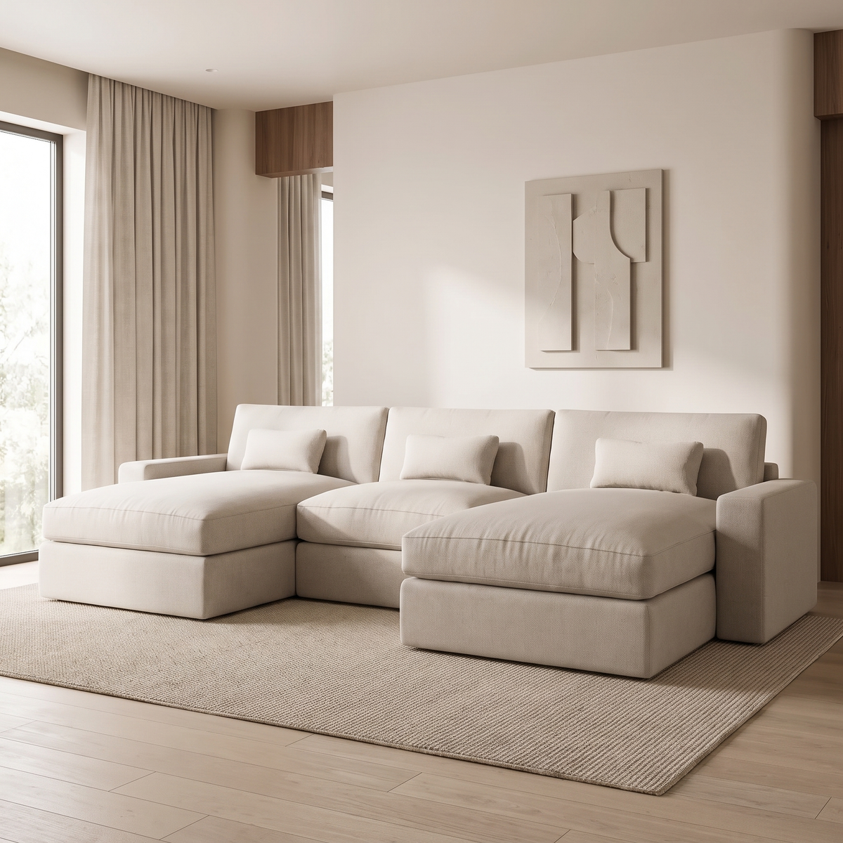 Raffaelo Large U-Shape Sofa — lifestyle room hero
