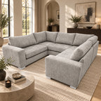 Reeve U Shape Sofa in a contemporary living room
