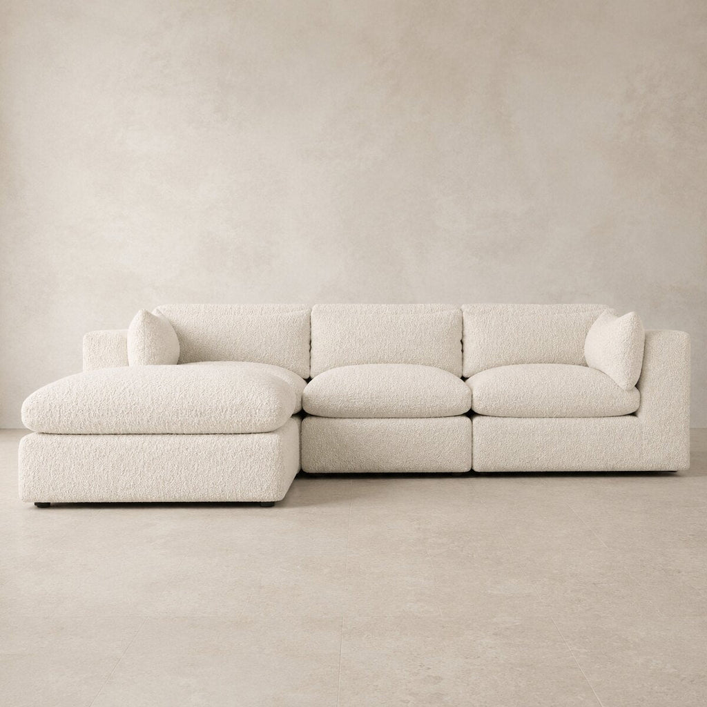 Selene 3-Seater Corner & Love Seat Set in Meringue — CK Living
