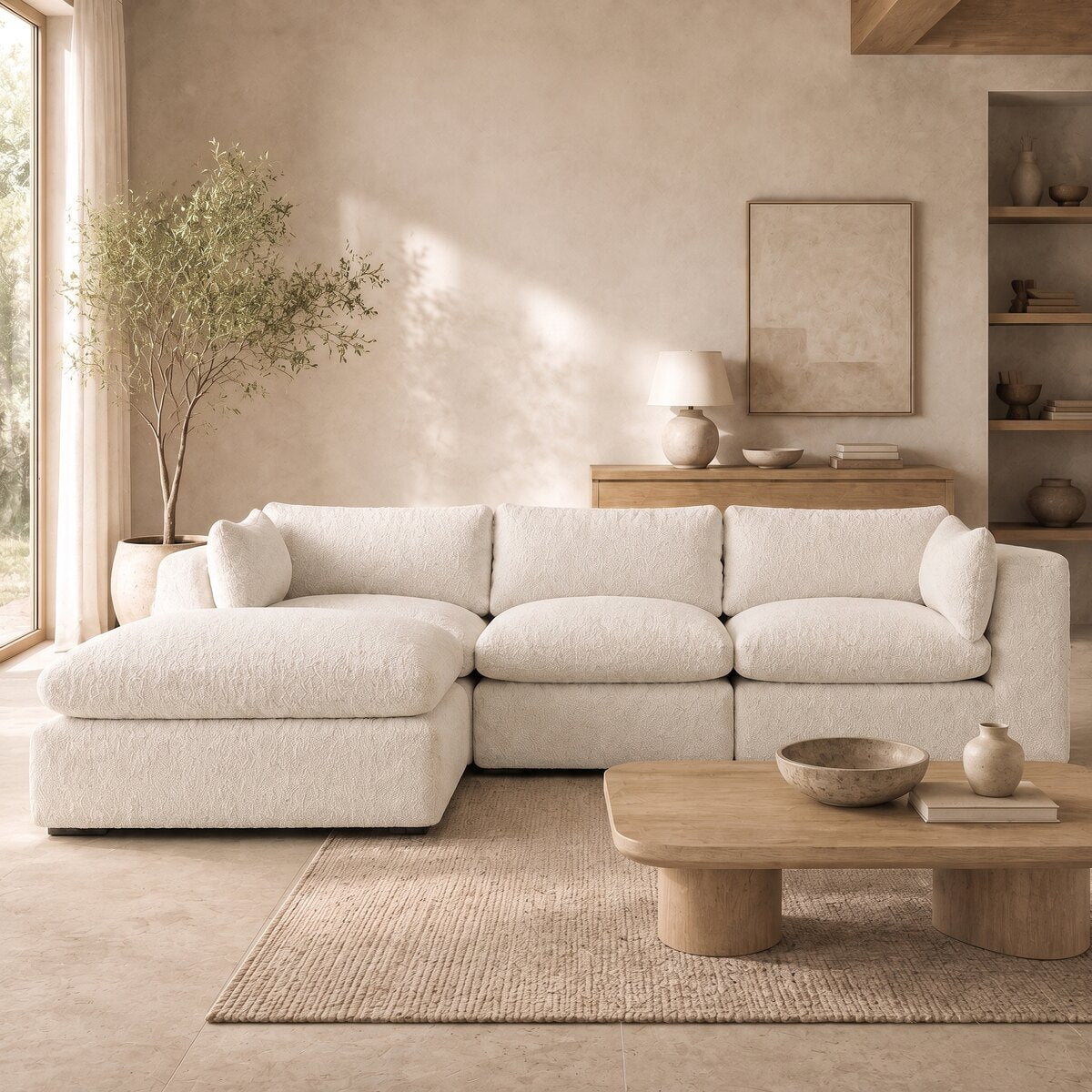 Selene 3-Seater Modular Corner Sofa styled in a contemporary CK Living interior