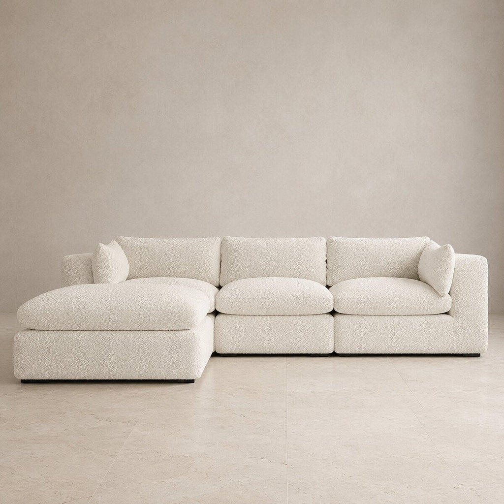 Selene 3-Seater Modular Corner Sofa in Meringue — CK Living