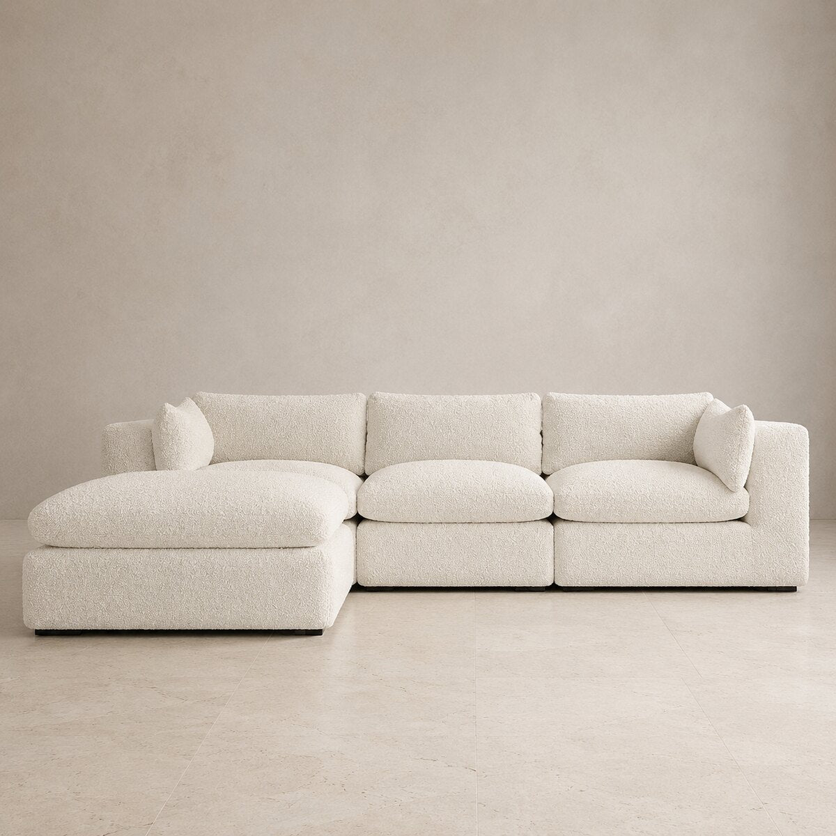 Selene 3-Seater Modular Corner Sofa in Meringue — CK Living