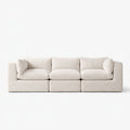 Selene 3-Seater Modular Sofa — Bouclé Meringue — clean studio