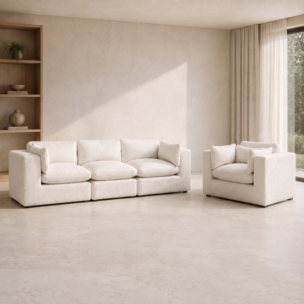 Selene 3-Seater Sofa & Love Seat Set styled in a contemporary CK Living interior