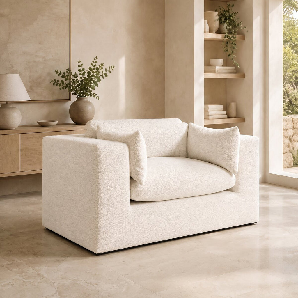 Selene Love Seat styled in a contemporary CK Living interior