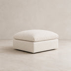 Selene Matching Footstool in Meringue — CK Living