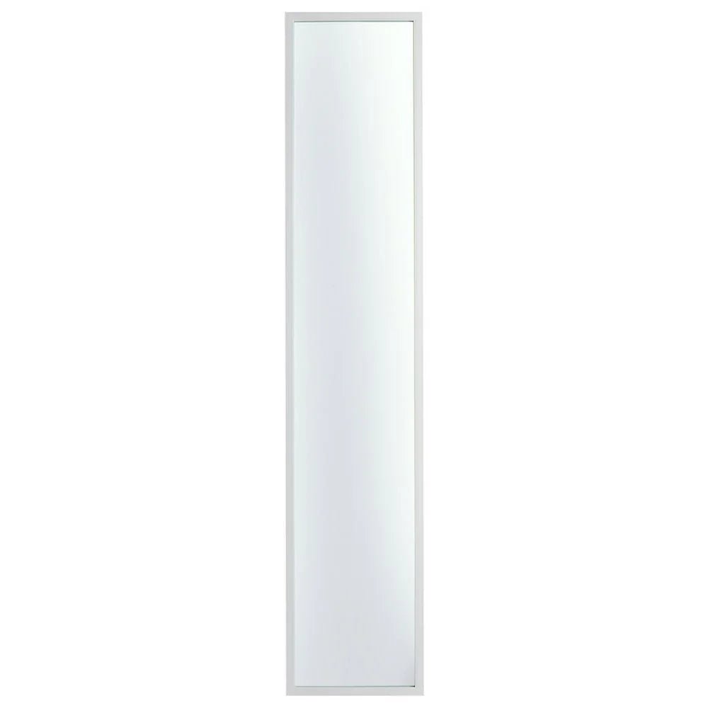 Full-length white-framed mirror for modern home decor and bedroom styling