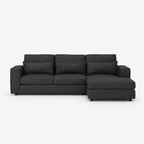 Sorel Chaise Corner Sofa — Thunder Sky RHF — cold light grey clean studio
