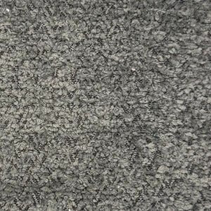 Close-up of textured grey fabric upholstery for sofa or bed