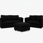 Tokara Sofa Range — Black — clean studio