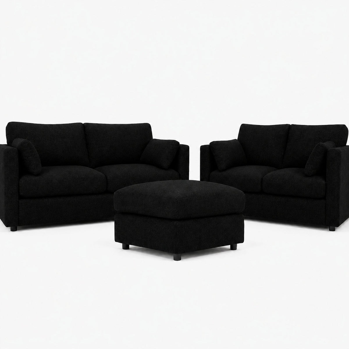 Tokara Sofa Range — Black — clean studio
