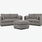 Tokara Sofa Range — Silver — clean studio