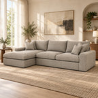 Valenza Left Chaise Sofa — Summer Beach lifestyle hero