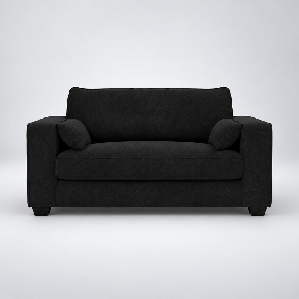 Verdi Love Seat Sofa - Black Top