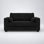 Verdi Love Seat Sofa - Black Top