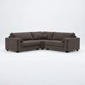 Verdi XL Double Corner Sofa - Double Espresso - clean studio