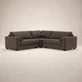 Luxury dark gray sectional sofa with chaise, perfect for modern living rooms