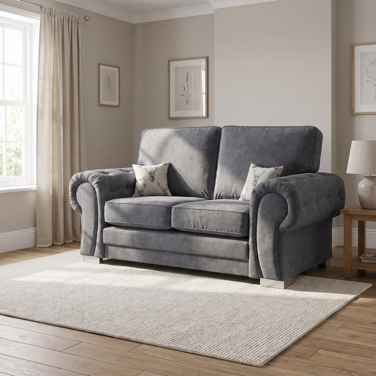 Verno Fullback 2 Seater Sofa — lifestyle room hero