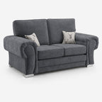 Verno Fullback 2 Seater Sofa — Smoked Steel — clean studio