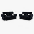 Verno Fullback 3+2 Sofa Set — Midnight Noir — clean studio