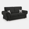Verno Fullback 3 Seater Sofa — Midnight Noir — clean studio