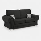 Verno Fullback 3 Seater Sofa — Midnight Noir — clean studio