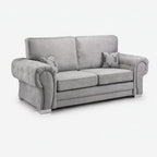 Verno Fullback 3 Seater Sofa — Smoked Steel — clean studio