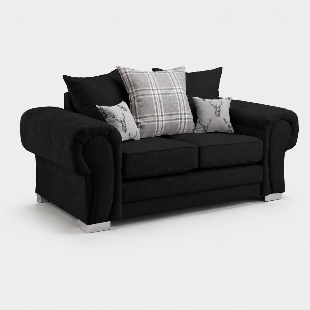 Verno Scatterback 2 Seater — Midnight Noir — clean studio