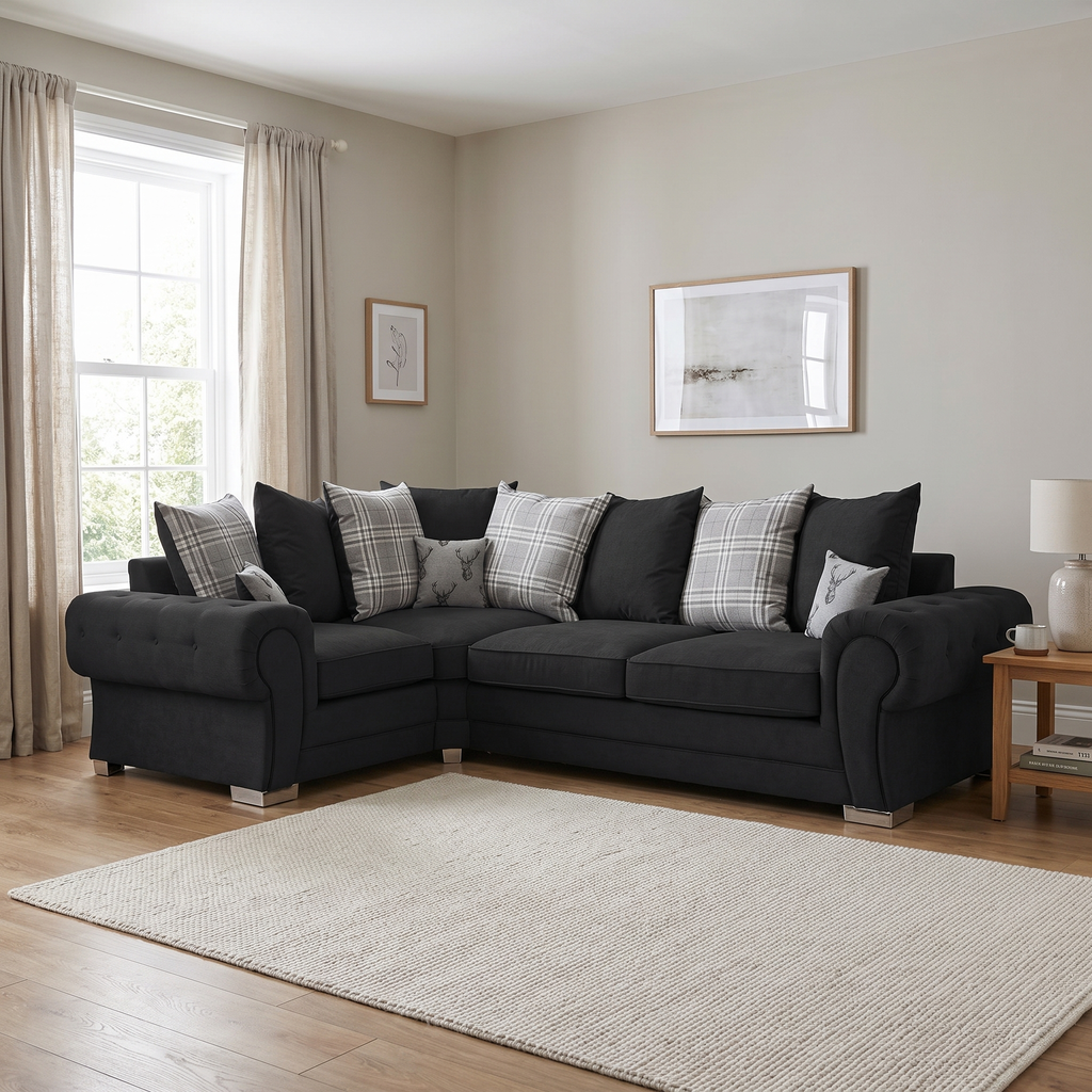 Verno Scatterback Right Hand Corner Sofa — lifestyle room hero